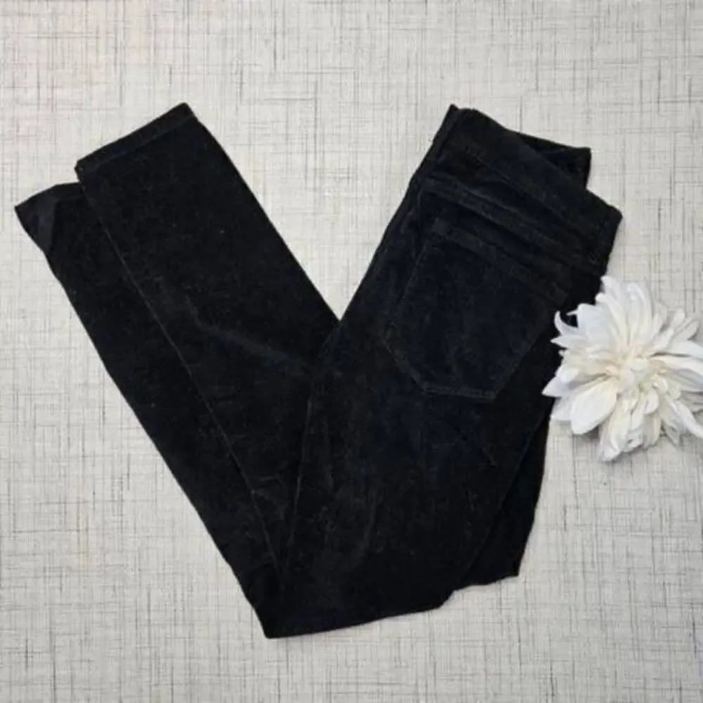 Banana Republic Womens Black High Rise Corduroy Skinny Pants Size‎ 27